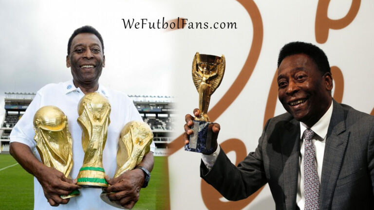 How many trophies did Pele win?