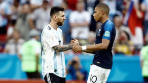 messi mbappe footballers