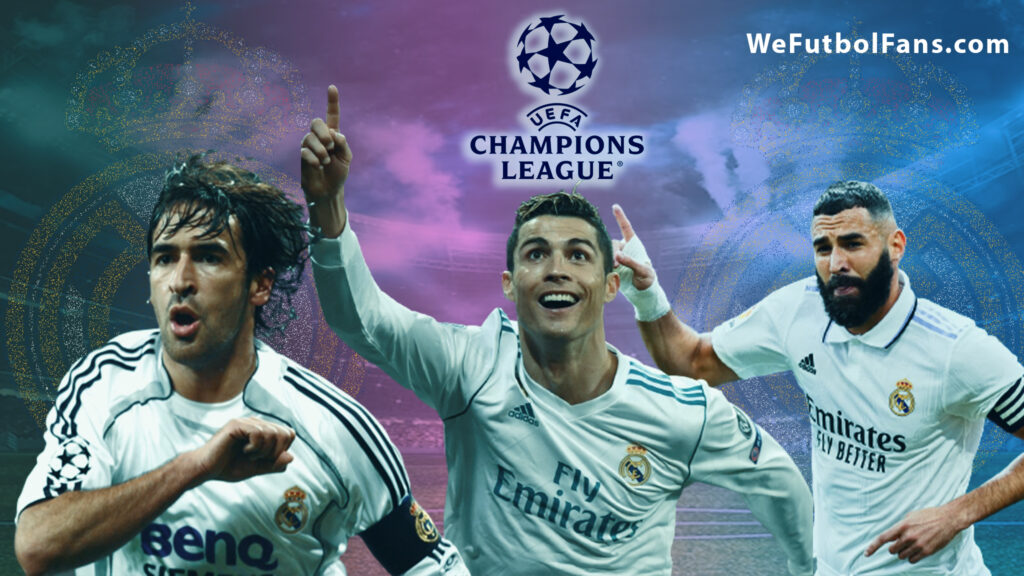 all time top goal scorers for real madrid in champions league