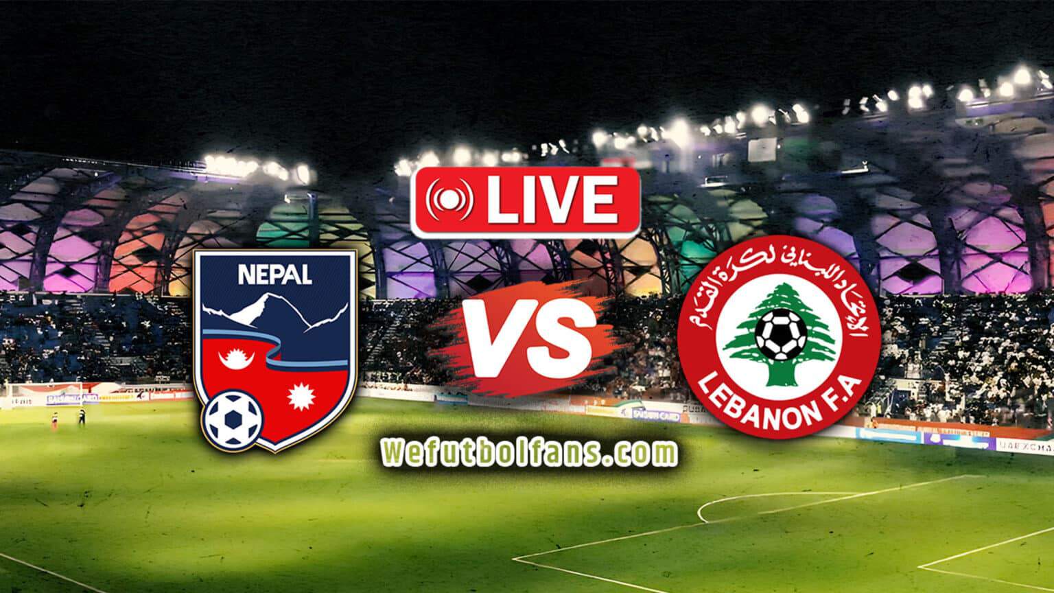 Nepal Vs Lebanon Semi Final Live WAFF Championship   Nepal Vs Lebanon Live Football Match 1536x864 