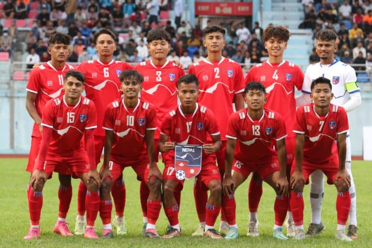 Nepal vs Bhutan Semi Final U20 SAFF 2024