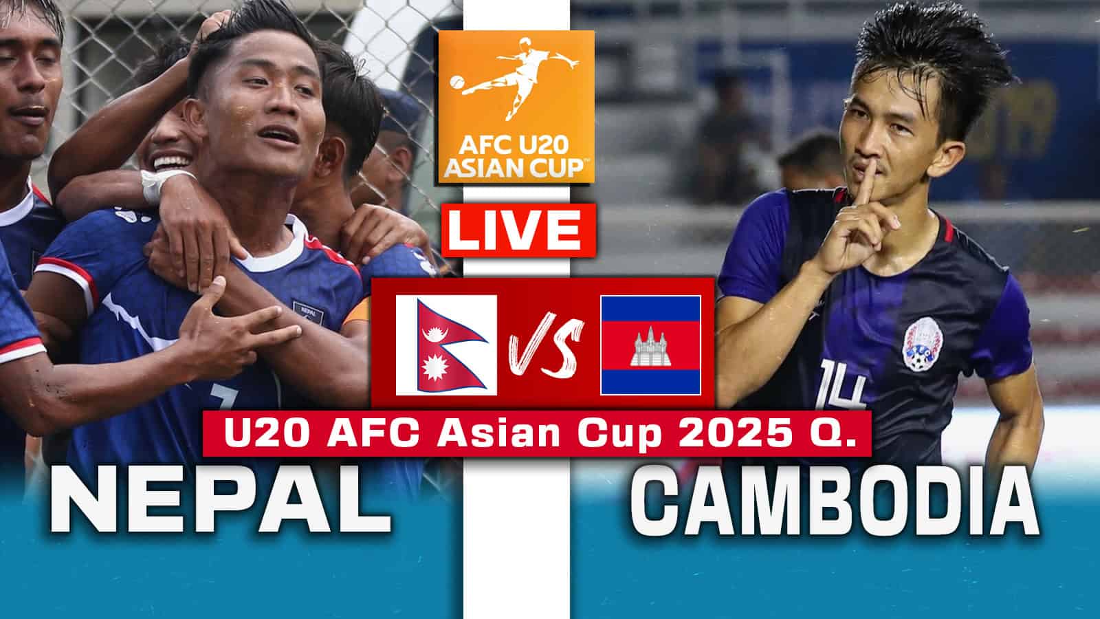 nepal vs cambodia live football match